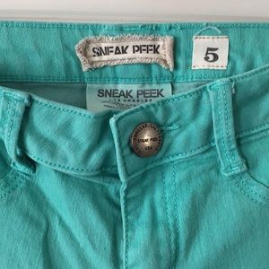 Cute mint ombré jeans